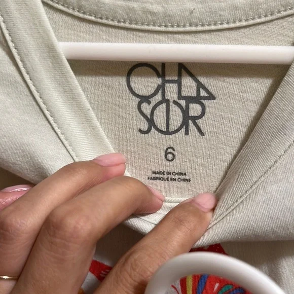 Chaser Colorful Butterfly Graphic T-Shirt - Picture 2 of 2